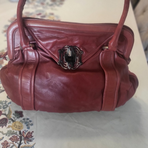 Cole Haan Red Leather Handbag